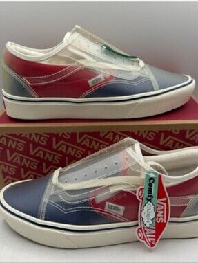 Extremely Rare Authentic Transparent Colorblock Vans